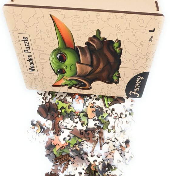 Suvira Wooden Jigsaw Puzzles - Engaging, Educational, and Eco-Friendly Baby YODO - Picture 9 of 9